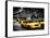 Yellow Cabs, 72nd Street, IRT Broadway Subway Station, Upper West Side of Manhattan, New York-Philippe Hugonnard-Framed Stretched Canvas