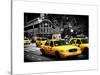 Yellow Cabs, 72nd Street, IRT Broadway Subway Station, Upper West Side of Manhattan, New York-Philippe Hugonnard-Stretched Canvas