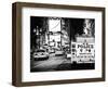 Yellow Cabs and Police Truck at Times Square by Night, Manhattan, New York-Philippe Hugonnard-Framed Photographic Print