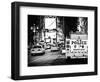 Yellow Cabs and Police Truck at Times Square by Night, Manhattan, New York-Philippe Hugonnard-Framed Photographic Print