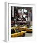 Yellow Cabs on Times Square-Igor Maloratsky-Framed Art Print