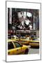 Yellow Cabs on Times Square-Igor Maloratsky-Mounted Art Print