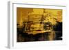 Yellow Car and Street Sign-David Studwell-Framed Giclee Print