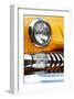 Yellow Car Fender & Headlight-null-Framed Art Print