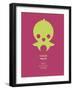 Yellow Chick Multilingual Poster-NaxArt-Framed Art Print