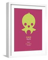 Yellow Chick Multilingual Poster-NaxArt-Framed Art Print