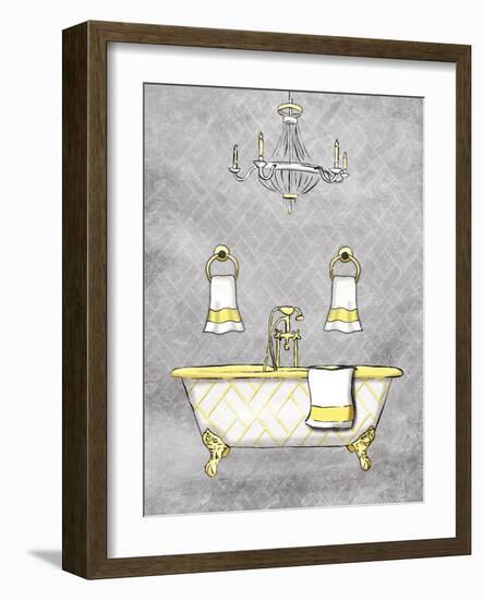 Yellow Chip Borderless-Jace Grey-Framed Art Print