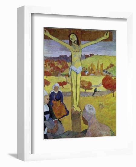 Yellow Christ, 1889-Paul Gauguin-Framed Giclee Print