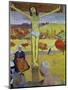 Yellow Christ, 1889-Paul Gauguin-Mounted Giclee Print