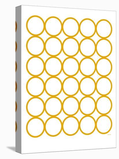 Yellow Circles-Avalisa-Stretched Canvas