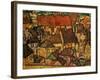 Yellow City, 1914-Egon Schiele-Framed Giclee Print