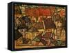 Yellow City, 1914-Egon Schiele-Framed Stretched Canvas