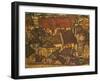 Yellow City, 1914-Egon Schiele-Framed Giclee Print