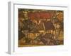 Yellow City, 1914-Egon Schiele-Framed Giclee Print