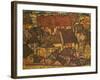 Yellow City, 1914-Egon Schiele-Framed Giclee Print