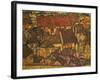 Yellow City, 1914-Egon Schiele-Framed Giclee Print