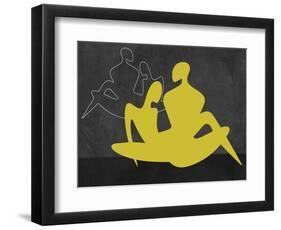 Yellow Couple-Felix Podgurski-Framed Art Print