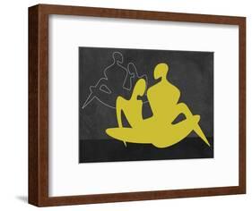 Yellow Couple-Felix Podgurski-Framed Art Print