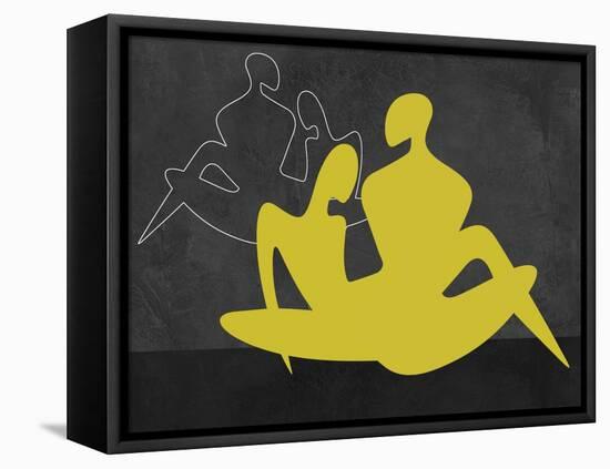 Yellow Couple-Felix Podgurski-Framed Stretched Canvas