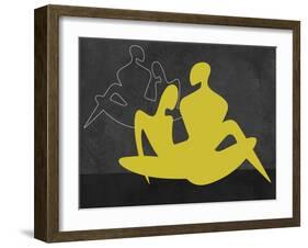 Yellow Couple-Felix Podgurski-Framed Art Print