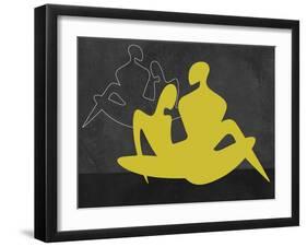 Yellow Couple-Felix Podgurski-Framed Art Print