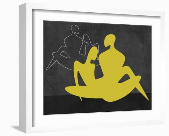 Yellow Couple-Felix Podgurski-Framed Art Print