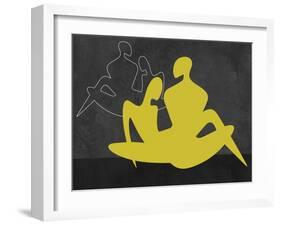 Yellow Couple-Felix Podgurski-Framed Art Print