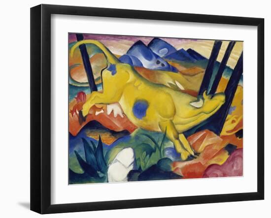 Yellow Cow, 1911-Franz Marc-Framed Giclee Print