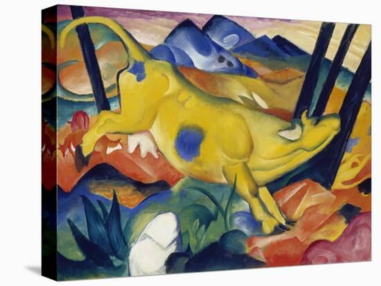 Yellow Cow, 1911-Franz Marc-Stretched Canvas