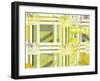 Yellow Curves III-null-Framed Art Print