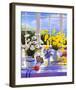 Yellow Daisies-Suzanne Hoefler-Framed Art Print