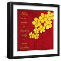 Yellow Daisies-Anne Courtland-Framed Art Print