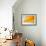 yellow dart-Linda Wride-Framed Art Print displayed on a wall