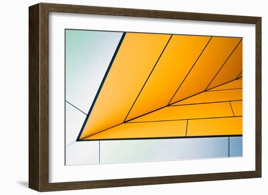yellow dart-Linda Wride-Framed Art Print
