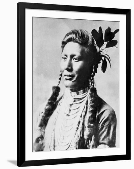 Yellow Dog, North American Indian, C1885-90-null-Framed Giclee Print