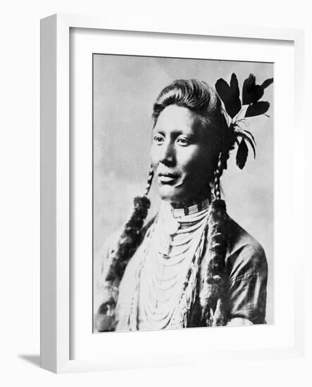 Yellow Dog, North American Indian, C1885-90-null-Framed Giclee Print