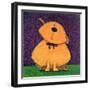 Yellow Dog-Kourosh-Framed Art Print