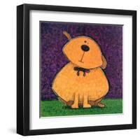 Yellow Dog-Kourosh-Framed Art Print