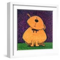 Yellow Dog-Kourosh-Framed Art Print