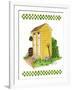 Yellow Double Outhouse-Debbie McMaster-Framed Giclee Print