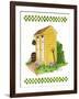 Yellow Double Outhouse-Debbie McMaster-Framed Giclee Print