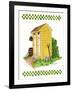 Yellow Double Outhouse-Debbie McMaster-Framed Giclee Print