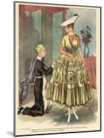 Yellow Dress 1916-null-Mounted Art Print