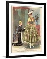 Yellow Dress 1916-null-Framed Art Print