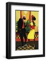 Yellow Dress-Graham Reynold-Framed Premium Giclee Print