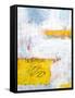 Yellow echo-Hyunah Kim-Framed Stretched Canvas