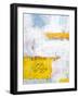 Yellow echo-Hyunah Kim-Framed Art Print