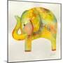 Yellow Elephant-Wyanne-Mounted Giclee Print