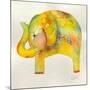 Yellow Elephant-Wyanne-Mounted Giclee Print