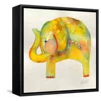 Yellow Elephant-Wyanne-Framed Stretched Canvas